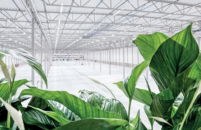 Primeksa izstrādātā bezšuvju, zemas CO2 emisijas un augstas veiktspējas betona grīda PrīmX kādā objektā Zviedrijā. Publicitātes foto